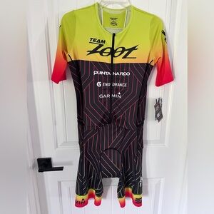 ZOOT TRI FULL ZIP RACESUIT RACING AS ONE SZ L